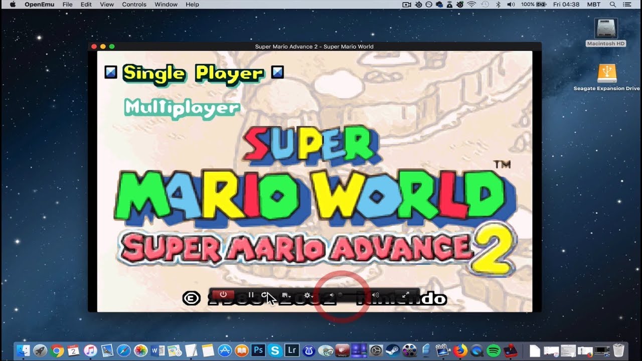 get an emulator on mac for super mario world