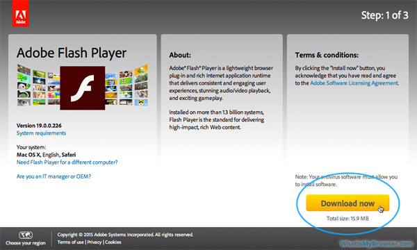 download adobe flash player 9 for mac os x for chrome